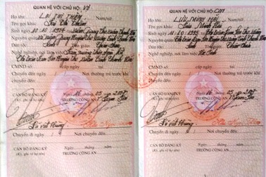 200 nghìn đồng “đổi” một “lỗi chính tả” sổ hộ khẩu!