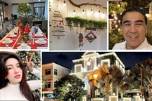 Quyền Linh, Bảo Thy… hé lộ không gian nhà ở sang trọng dịp Giáng Sinh