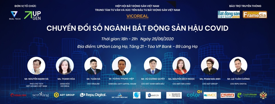 Sự kiện chuyển đổi số cho các doanh nghiệp bất động sản hậu Covid-19 - 1 Sự kiện chuyển đổi số cho các doanh nghiệp bất động sản hậu Covid-19 - 1