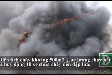 Toàn cảnh vụ cháy lớn gần tòa nhà Keangnam