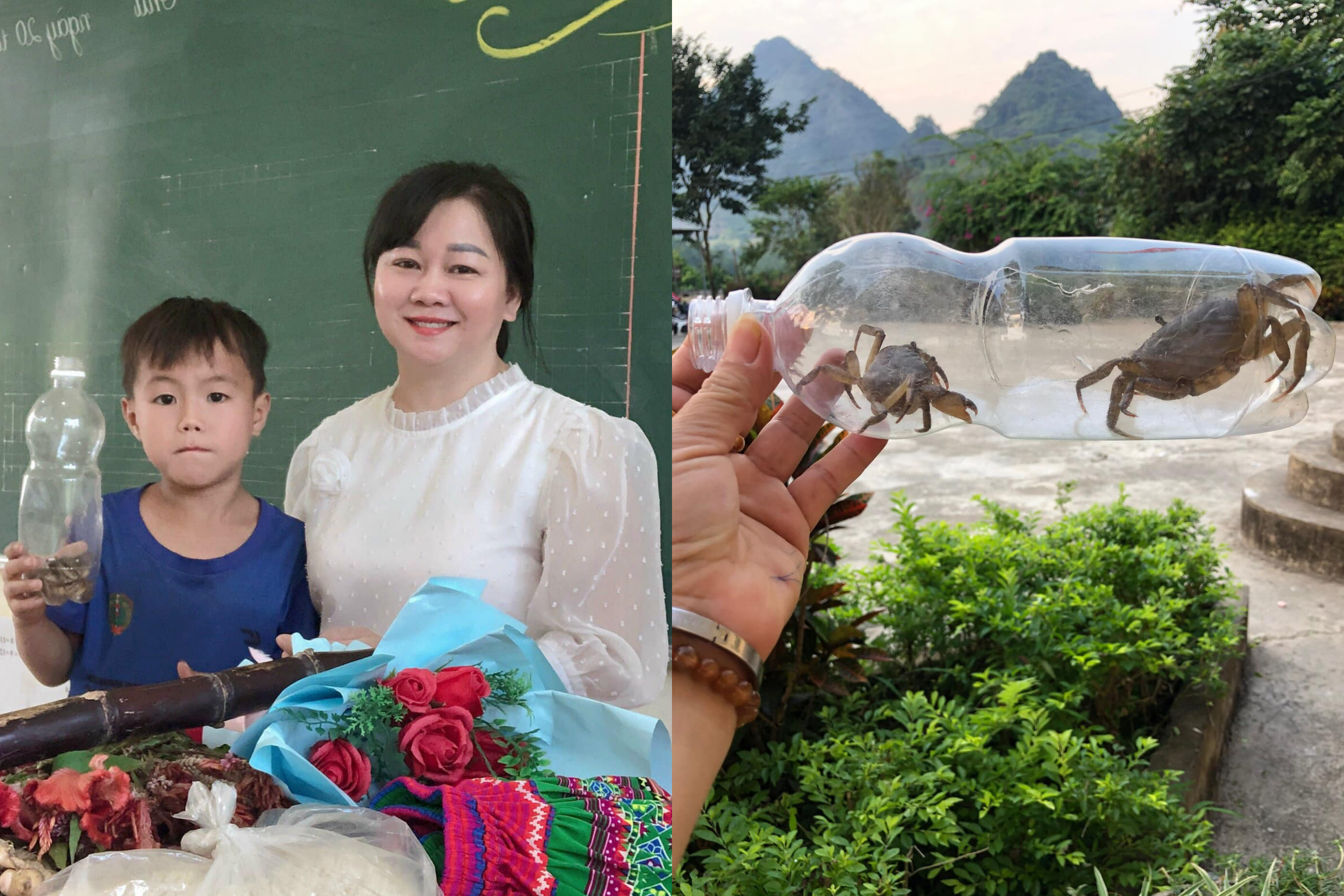Cô giáo vùng cao khoe món quà 2 con cua, trò chúc cô bò nhanh như con cua - 2 Cô giáo vùng cao khoe món quà 2 con cua, trò chúc cô bò nhanh như con cua - 2