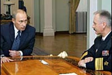 Putin cách chức đô đốc hải quân Nga