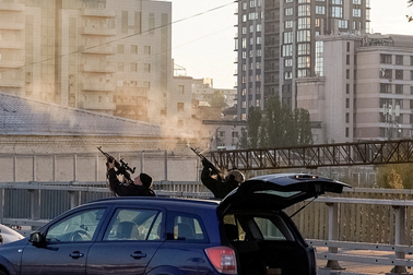 Nga phóng UAV tự sát, tập kích thủ đô Kiev