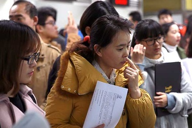 Trung Quốc đặt mục tiêu tạo ra 50 triệu việc làm mới đến năm 2020