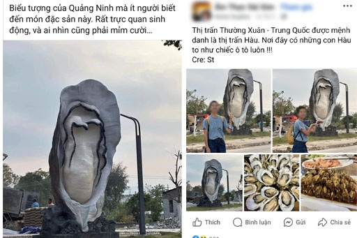 A verdade sobre a estátua da ostra em Quang Ninh - 1 Thực hư bức tượng con hàu ở Quảng Ninh - 1