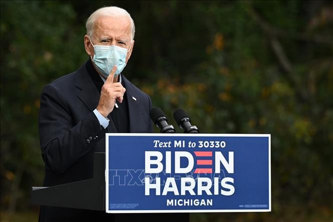 Ông Biden không muốn tranh luận nếu Tổng thống Trump chưa khỏi Covid-19 - Ảnh 1. Ông Biden không muốn tranh luận nếu Tổng thống Trump chưa khỏi Covid-19 - Ảnh 1.