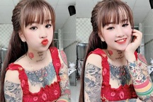 Cô gái miền Tây "nhuốm" kín ngực, tay bằng những hình xăm lạ