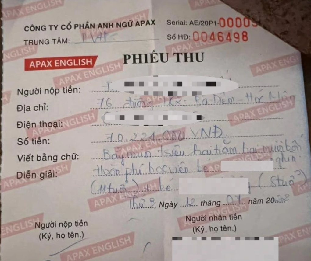 Quẹt thẻ vay gần 70 triệu đồng đóng cho Apax Leaders, phụ huynh kêu trời - 3 Quẹt thẻ vay gần 70 triệu đồng đóng cho Apax Leaders, phụ huynh kêu trời - 3