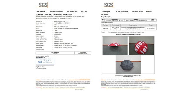 Cách chọn ô dù tuổi thọ lên tới 5 năm, chống gió lớn đến cấp 7 - 1 Cách chọn ô dù tuổi thọ lên tới 5 năm, chống gió lớn đến cấp 7 - 1