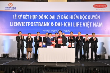 LienVietPostBank và Dai-ichi Life Việt Nam kinh doanh bảo hiểm liên kết ngân hàng 15 năm