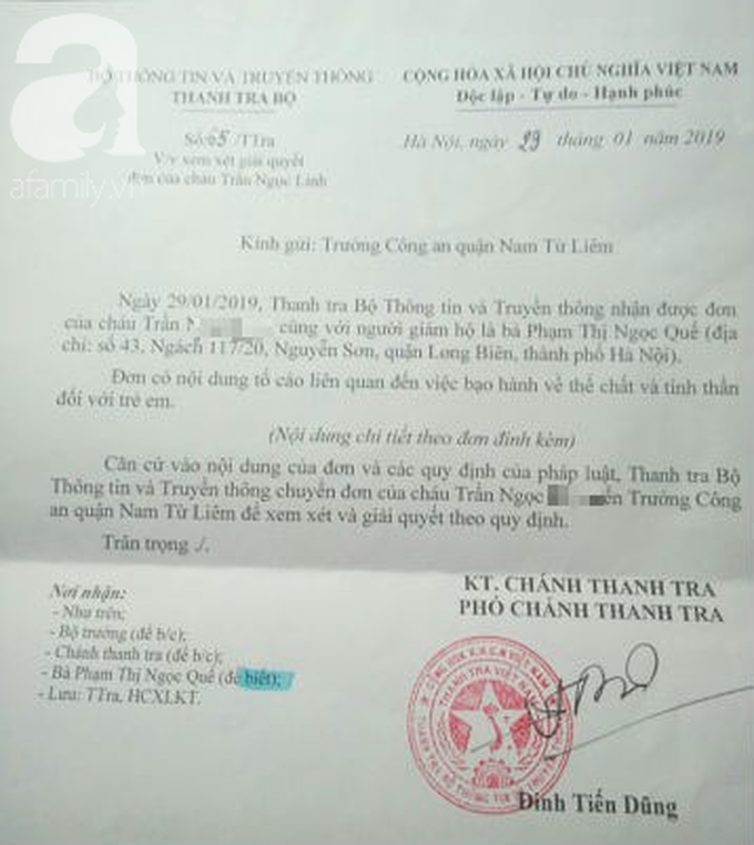 Nữ sinh lớp 9 tố bị vợ 2 của bố đánh chấn thương phải lưu ban do nghỉ quá số ngày quy định - Ảnh 7. Nữ sinh lớp 9 tố bị vợ 2 của bố đánh chấn thương phải lưu ban do nghỉ quá số ngày quy định - Ảnh 7.