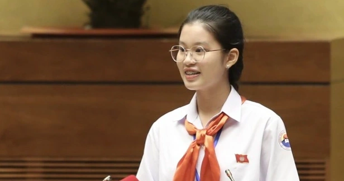 View - Nữ Chủ tịch "Quốc hội trẻ em" là Gương mặt trẻ Việt Nam tiêu biểu 2023 | Báo Dân trí