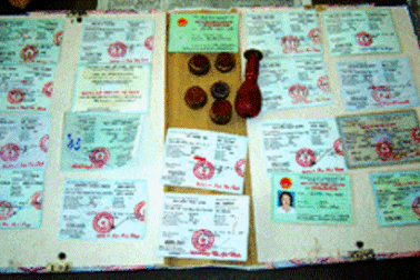 Triệt phá đường dây làm giấy tờ giả liên tỉnh