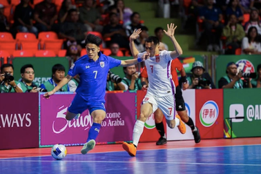 Futsal Thái Lan thắng Trung Quốc, dẫn đầu bảng đấu của tuyển Việt Nam