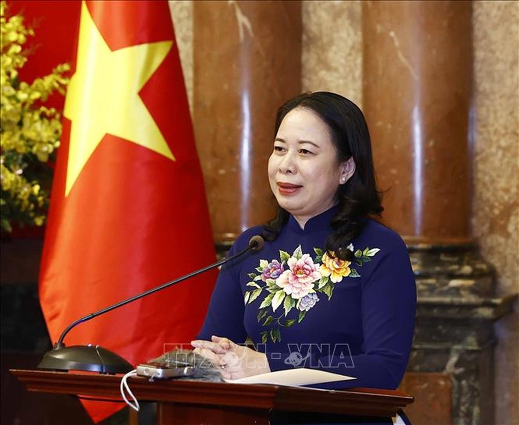 Quyền Chủ tịch nước Võ Thị Ánh Xuân gặp mặt, tri ân các thầy thuốc - 1 Quyền Chủ tịch nước Võ Thị Ánh Xuân gặp mặt, tri ân các thầy thuốc - 1