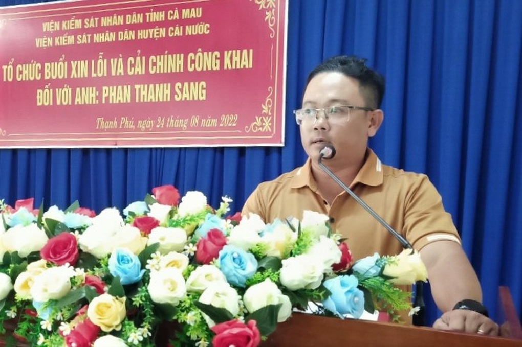 Công khai xin lỗi người oan sai trong vụ án bắt đầu từ tin nhắn OK em - 3 Công khai xin lỗi người oan sai trong vụ án bắt đầu từ tin nhắn OK em - 3