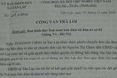 7 hộ dân đã được giải quyết khiếu nại đúng quy định của pháp luật