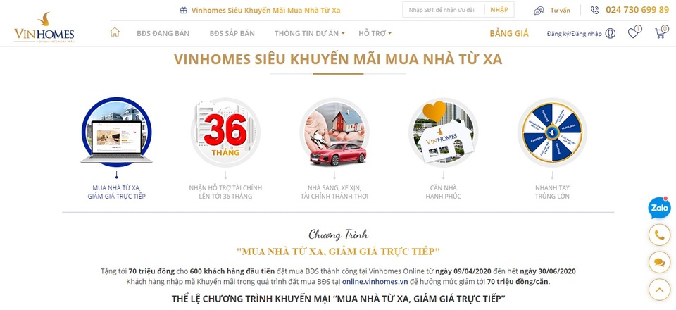 Vinhomes ra mắt Sàn giao dịch bất động sản trực tuyến - 5 Vinhomes ra mắt Sàn giao dịch bất động sản trực tuyến - 5