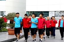 Đội tuyển Việt Nam thư giãn sau hành trình dài tới Qatar