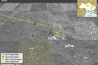Mỹ đã theo dấu tên lửa bắn hạ MH17