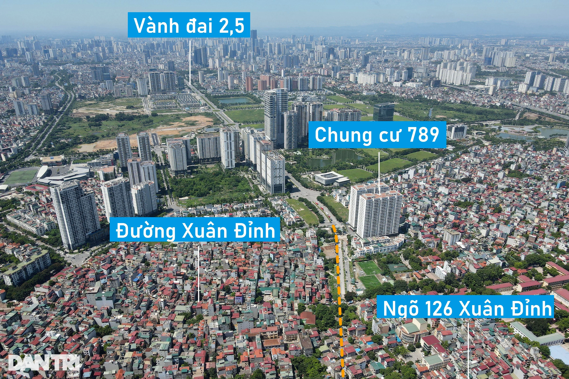 Hiện trạng 2 trục đường quy hoạch đi qua khu đô thị Ngoại giao đoàn - 2 Hiện trạng 2 trục đường quy hoạch đi qua khu đô thị Ngoại giao đoàn - 2