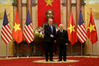 Chủ tịch nước Nguyễn Phú Trọng, Tổng thống Donald Trump trao đổi thư