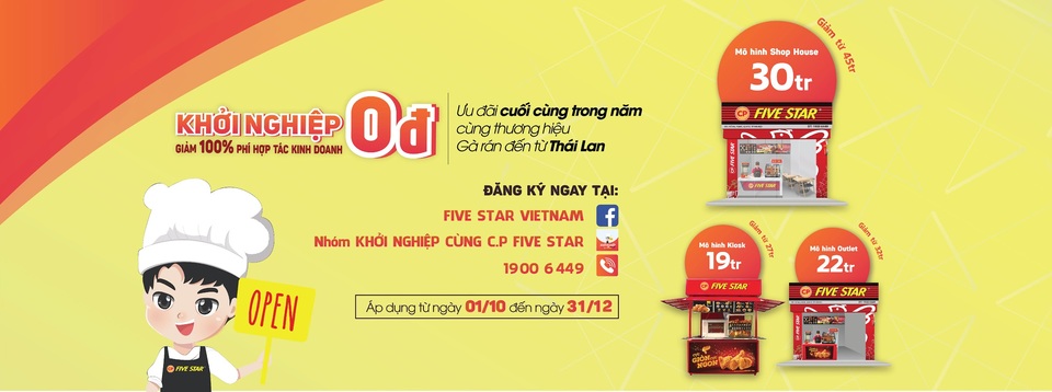 Khởi nghiệp 0 đồng cùng thương hiệu đồ ăn nhanh Thái Lan - 1 Khởi nghiệp 0 đồng cùng thương hiệu đồ ăn nhanh Thái Lan - 1