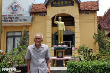 Cựu binh 90 tuổi xây dựng Khu tưởng niệm Chủ tịch Hồ Chí Minh tại gia