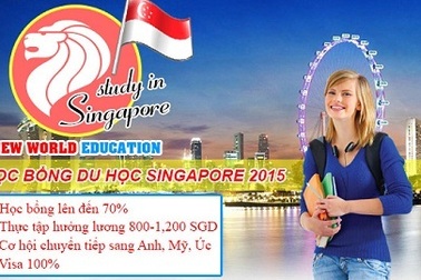 Ưu đãi học bổng du học Singapore 2015