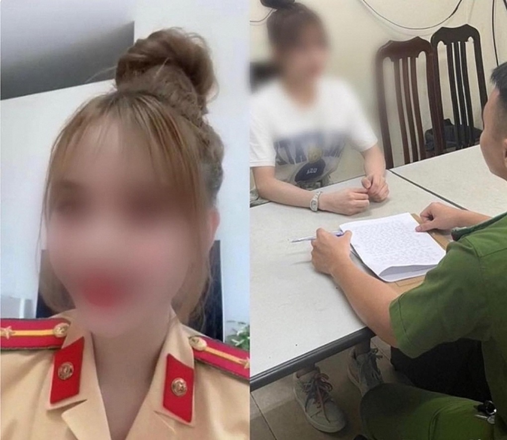 Cô gái mặc trang phục cảnh sát để câu like sẽ bị xử phạt thế nào? - 1 Cô gái mặc trang phục cảnh sát để câu like sẽ bị xử phạt thế nào? - 1