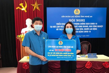 Nghệ An: Hỗ trợ khẩn cấp cho người lao động bị ảnh hưởng bởi dịch Covid-19