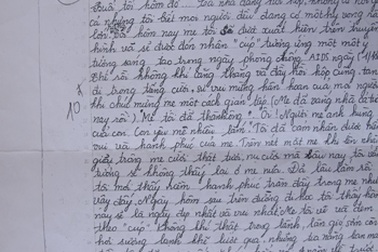 Bức thư cảm động của cô gái viết về người mẹ nhiễm HIV