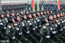 Lực lượng diễu binh, diễu hành tổng hợp luyện tại TPHCM trước lễ chính thức