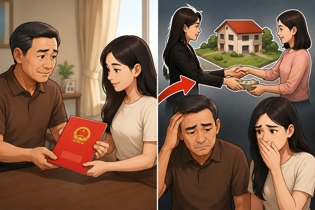 Bị bán mất đất sau khi cho con gái mượn sổ đỏ để vay 5 tỷ - 1
