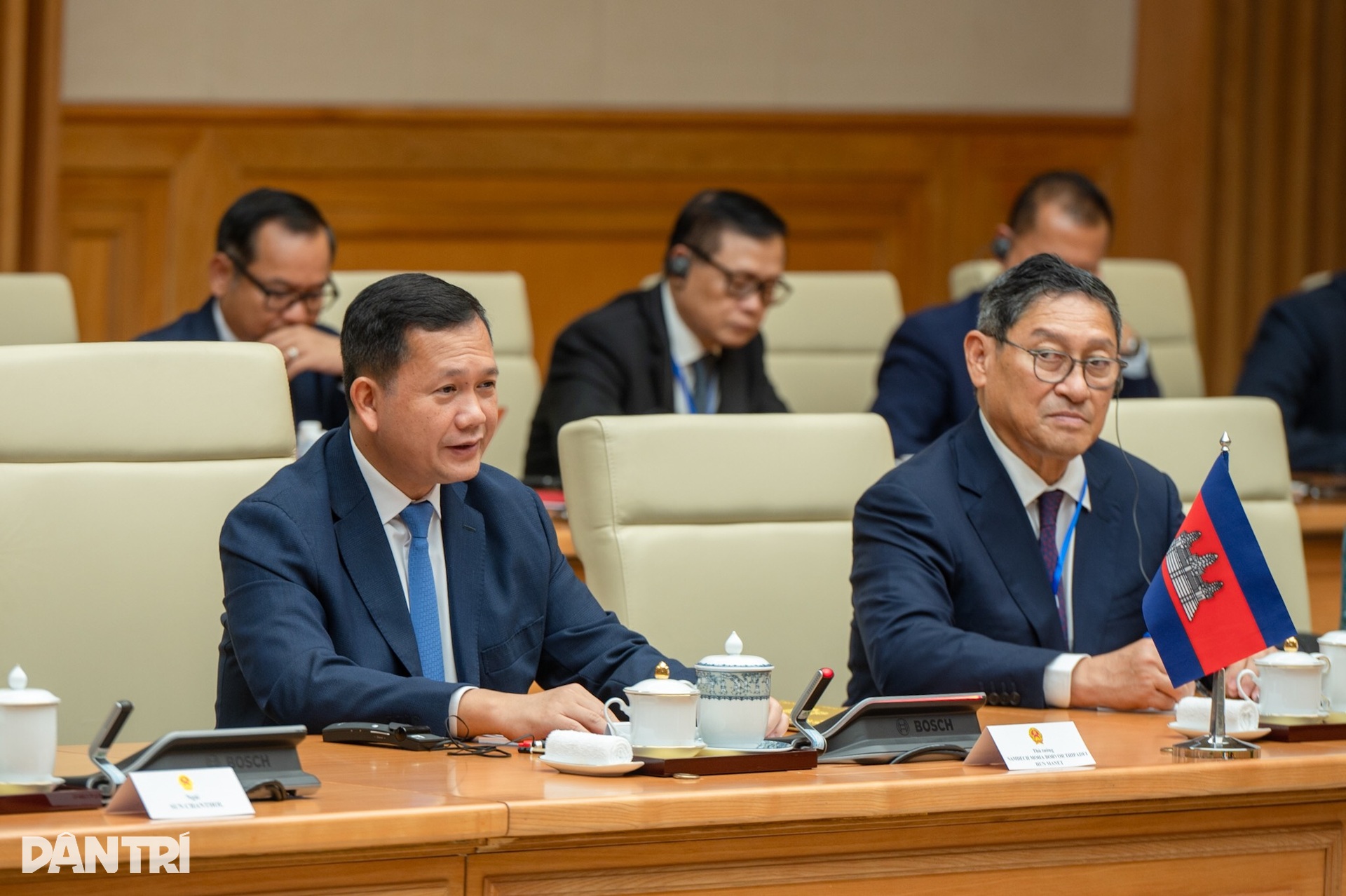 Thủ tướng Phạm Minh Chính chủ trì lễ đón Thủ tướng Campuchia thăm Việt Nam - 11 Thủ tướng Phạm Minh Chính chủ trì lễ đón Thủ tướng Campuchia thăm Việt Nam - 11