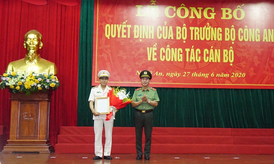 Nghệ An, Điện Biên có tân Giám đốc Công an tỉnh - 1 Nghệ An, Điện Biên có tân Giám đốc Công an tỉnh - 1