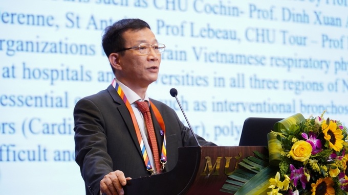 GS Ngô Quý Châu phát biểu tại lễ khai mạc Hội nghị.