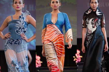 Những mẫu thiết kế - những sắc màu Việt Nam trên sân khấu Mỹ
