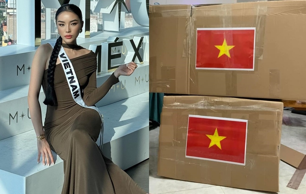 Hoa hậu Kỳ Duyên bất ngờ bị thất lạc trang phục dân tộc - 2 Hoa hậu Kỳ Duyên bất ngờ bị thất lạc trang phục dân tộc - 2