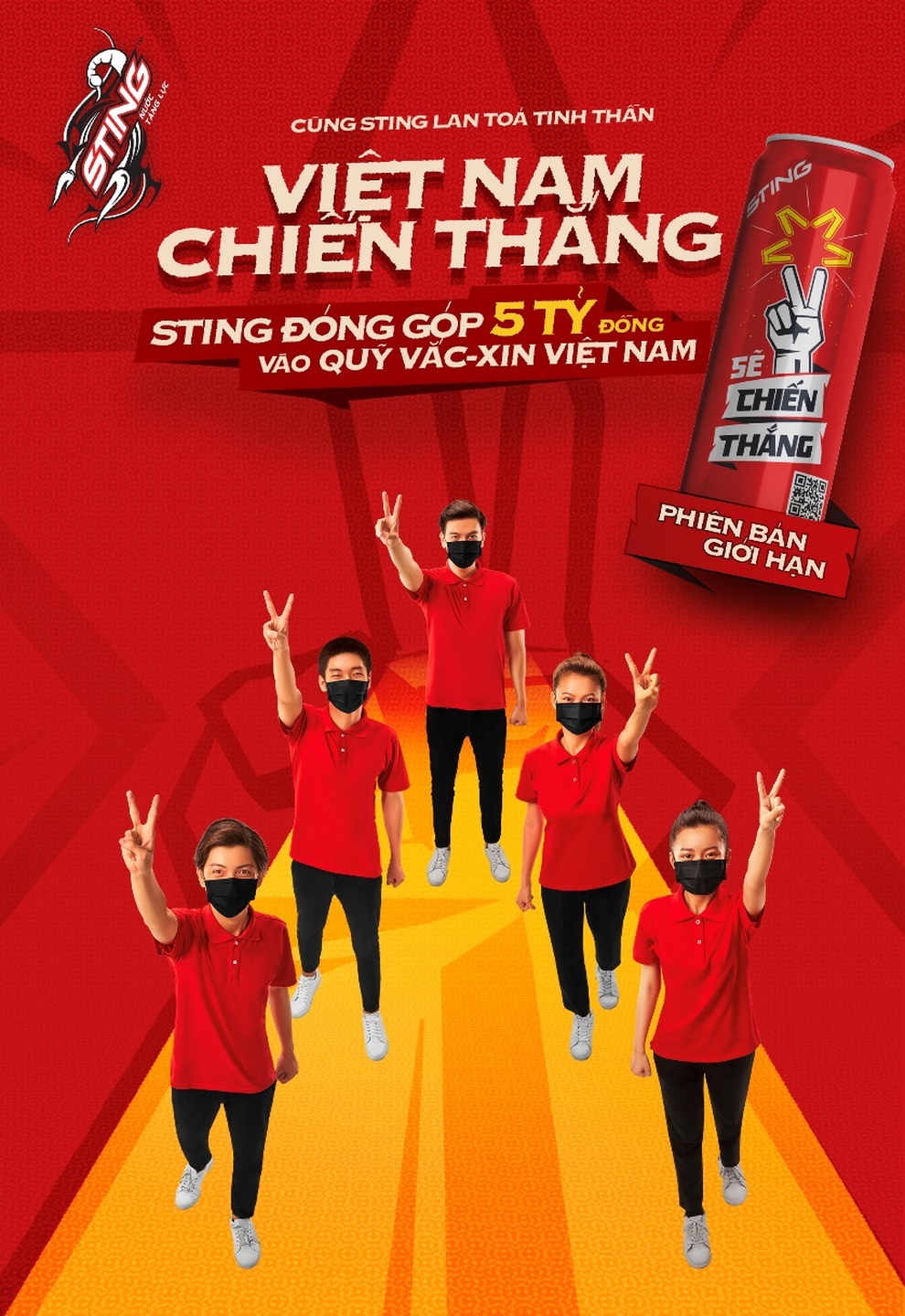 Sting lan tỏa năng lượng tích cực cùng phiên bản giới hạn Sẽ chiến thắng - 3 Sting lan tỏa năng lượng tích cực cùng phiên bản giới hạn Sẽ chiến thắng - 3