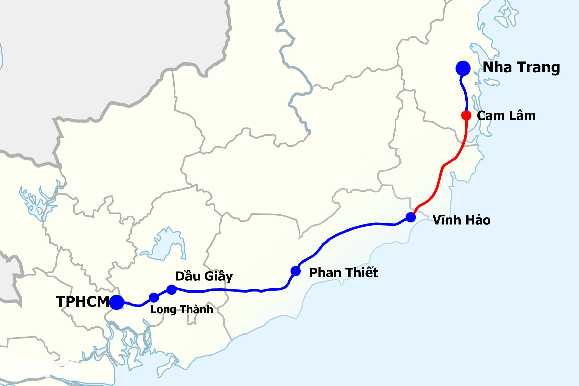 Cam Lam - Vinh Hao Expressway passing through wind power fields is about to open to traffic - 15