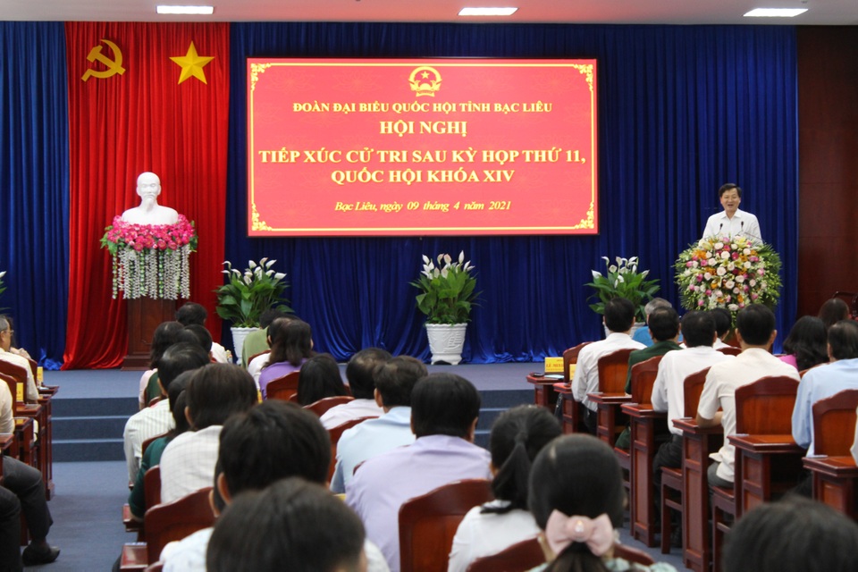 Phó Thủ tướng Chính phủ Lê Minh Khái tiếp xúc cử tri tại Bạc Liêu - 1 Phó Thủ tướng Chính phủ Lê Minh Khái tiếp xúc cử tri tại Bạc Liêu - 1