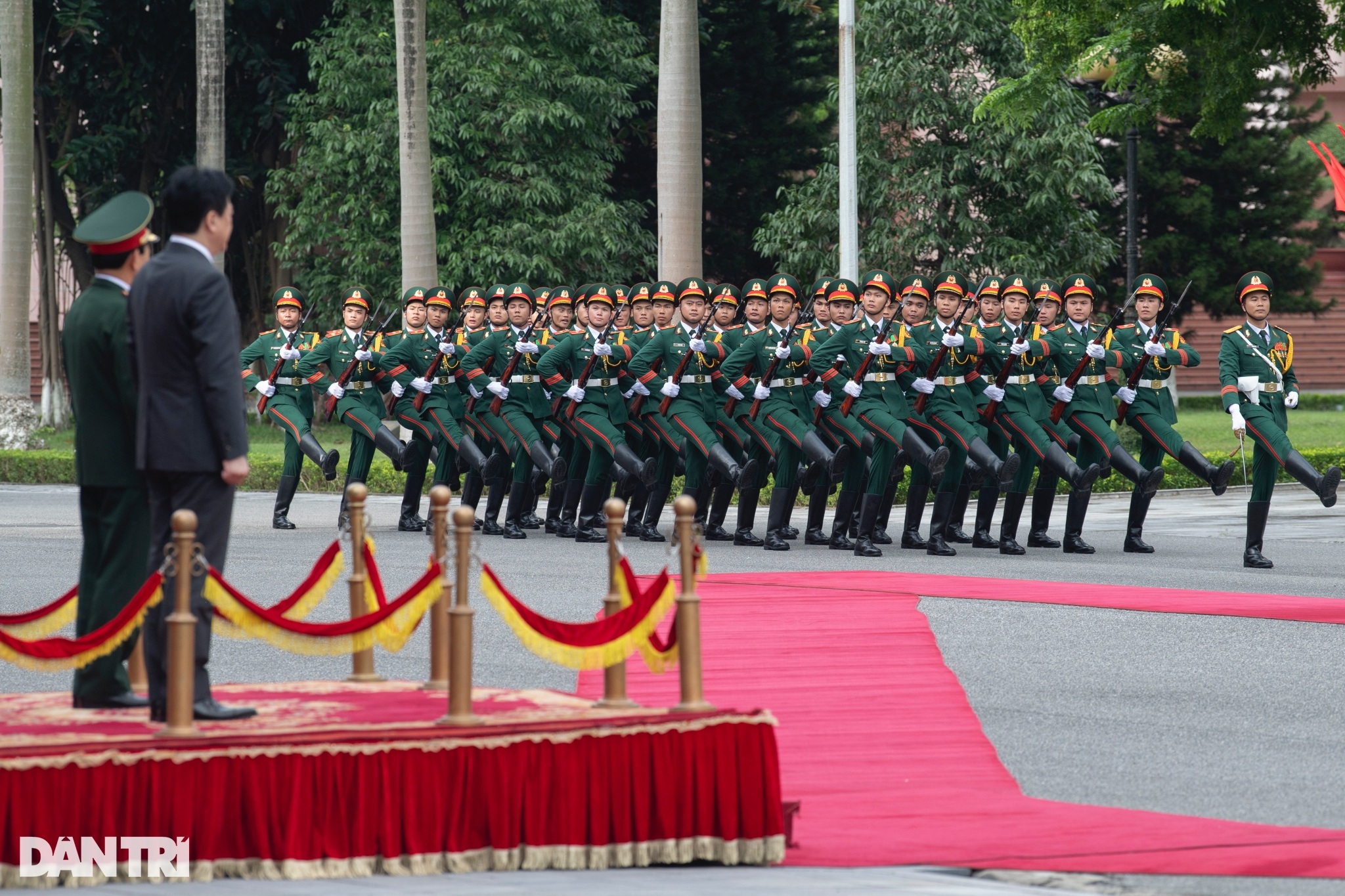 Đại tướng Phan Văn Giang chủ trì lễ đón Bộ trưởng Bộ Quốc phòng Nhật Bản - 5