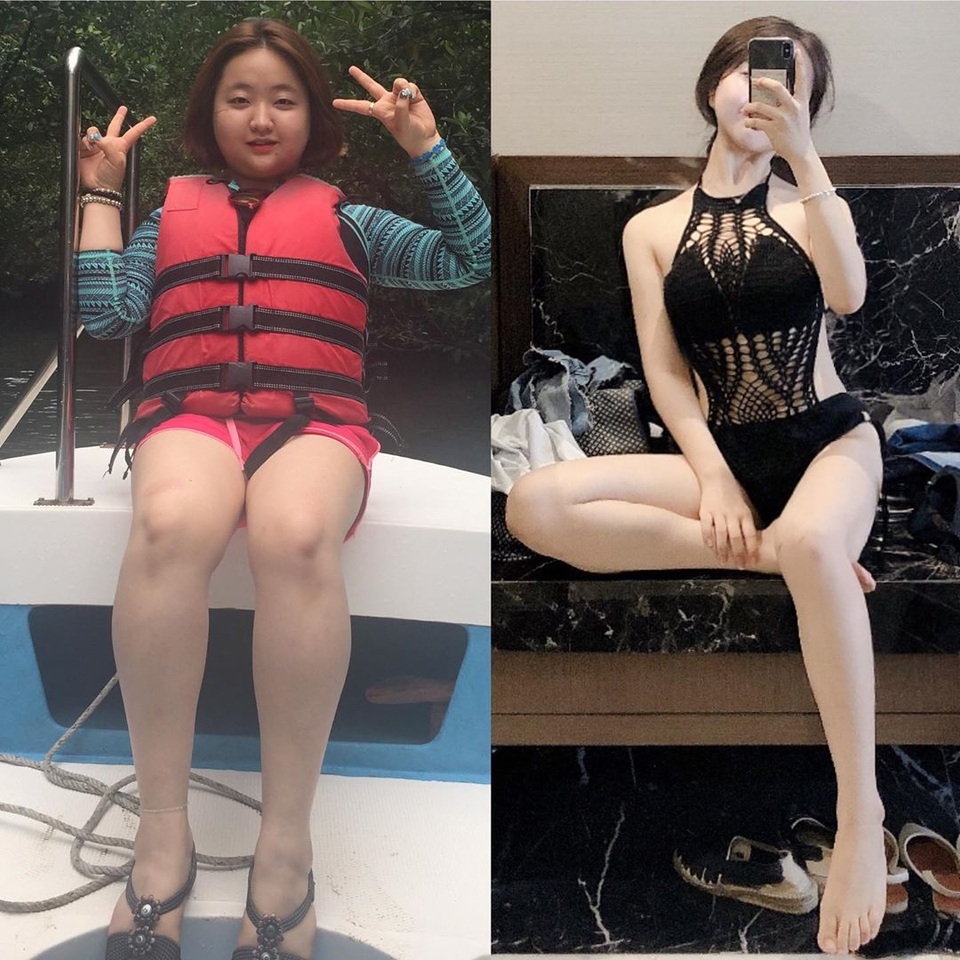 Cô gái Hàn bị bạn trai đá vì béo, giảm cân ngoạn mục xinh như thiên thần - 4 Cô gái Hàn bị bạn trai đá vì béo, giảm cân ngoạn mục xinh như thiên thần - 4