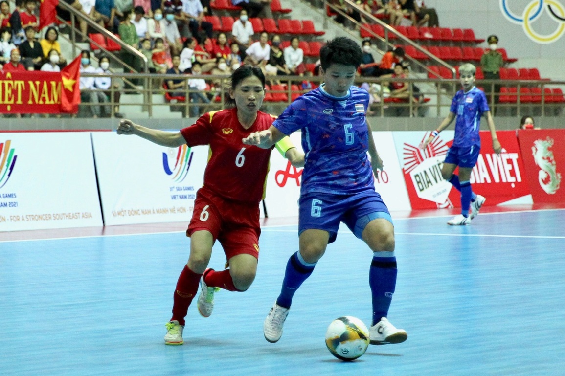 Thua Thái Lan, futsal nữ Việt Nam mất Huy chương vàng SEA Games - 1 Thua Thái Lan, futsal nữ Việt Nam mất Huy chương vàng SEA Games - 1