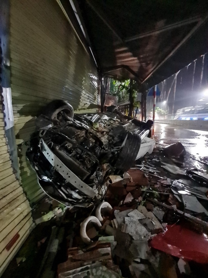 Hiện trường vụ tai nạn tại Thừa Thiên Huế