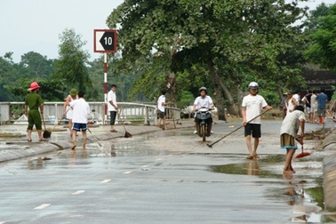 Thời tiết miền Trung bắt đầu tạnh ráo