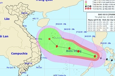 Bão Phanfone đã vào Biển Đông