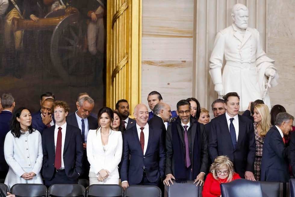 Lãnh đạo công nghệ nào đến dự lễ nhậm chức của tân Tổng thống Donald Trump? - 1 Lãnh đạo công nghệ nào đến dự lễ nhậm chức của tân Tổng thống Donald Trump? - 1