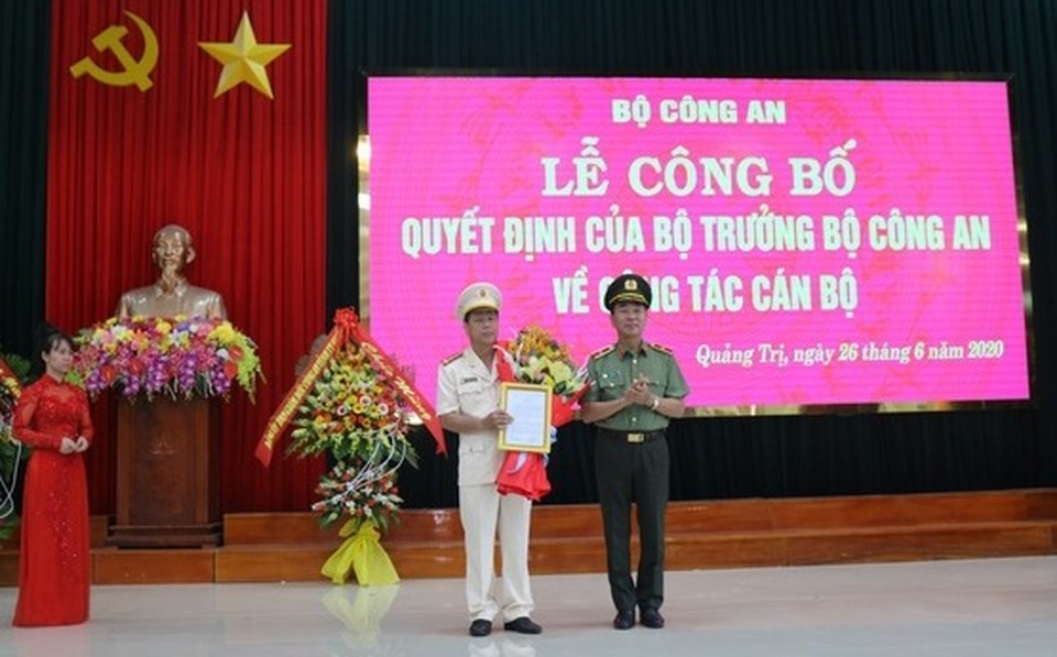 Phó Giám đốc Công an Thừa Thiên Huế làm Giám đốc Công an Quảng Trị - 1 Phó Giám đốc Công an Thừa Thiên Huế làm Giám đốc Công an Quảng Trị - 1